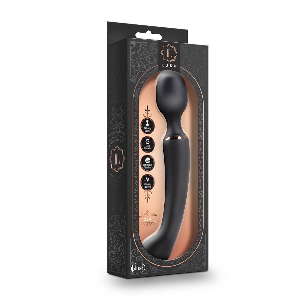 Massager Blush Lush Black Massager Blush Lush Black