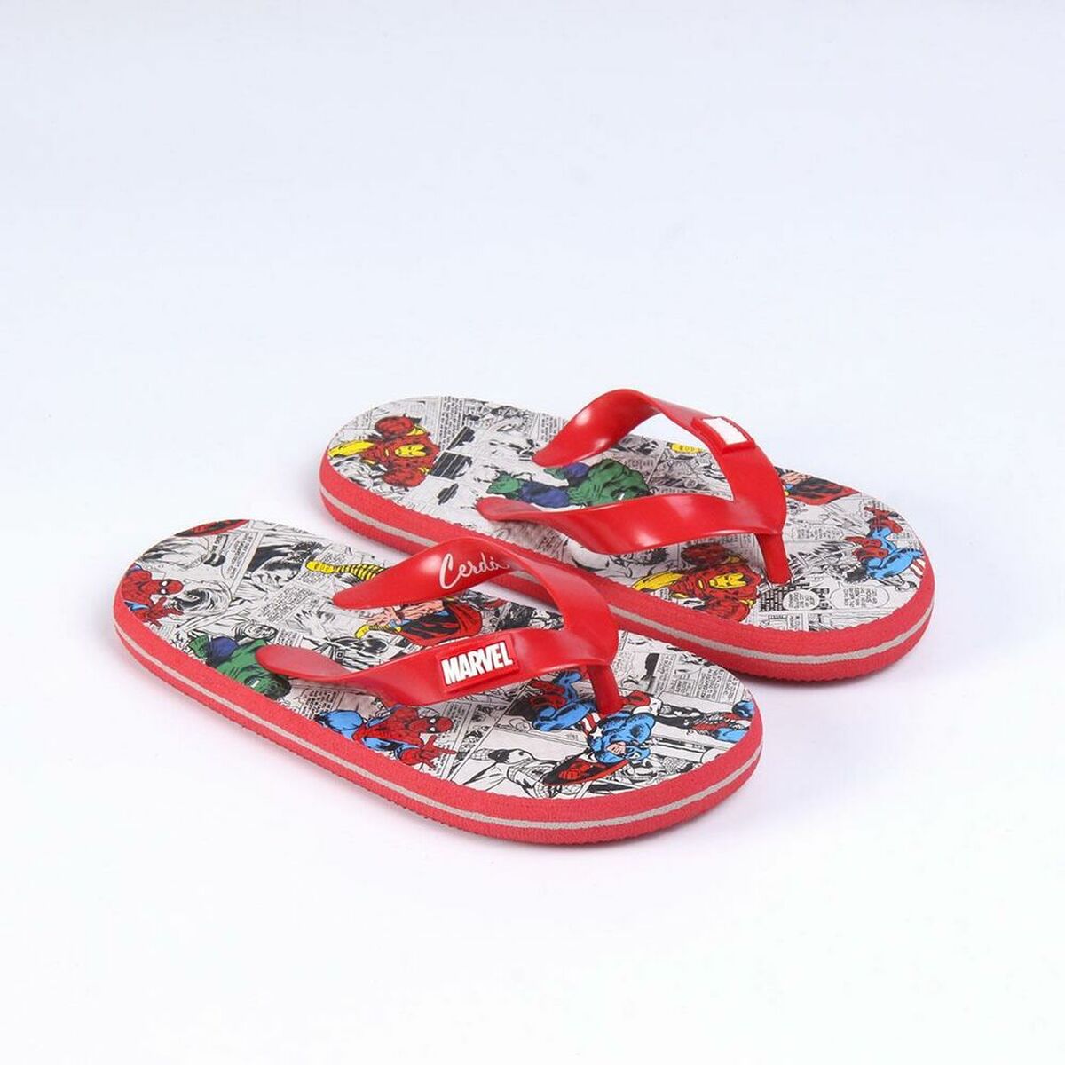 Flip Flops for Children Marvel Red
