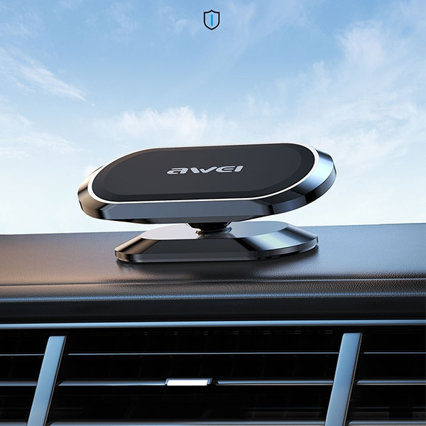 AWEI X20 Dashboard Magnetic Car Mount Black 
