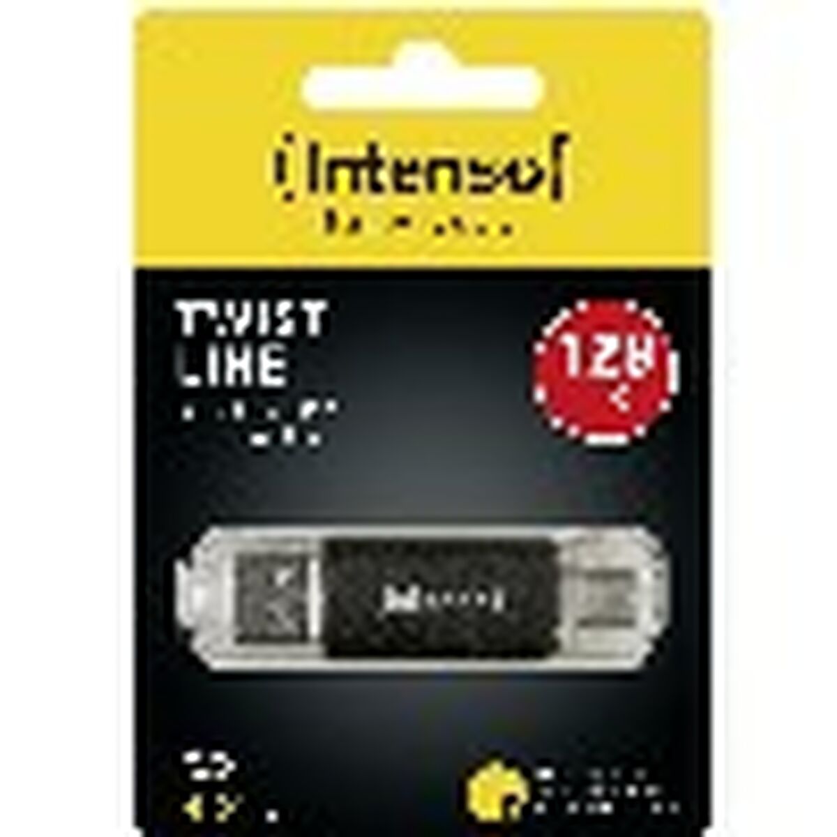USB stick INTENSO Anthracite 128 GB 128 GB SSD USB stick INTENSO Anthracite 128 GB 128 GB SSD