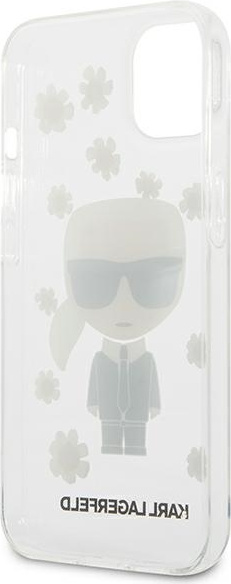 Karl Lagerfeld KLHCP13SHFLT Apple iPhone 13 mini transparent Flower Ikonik Karl