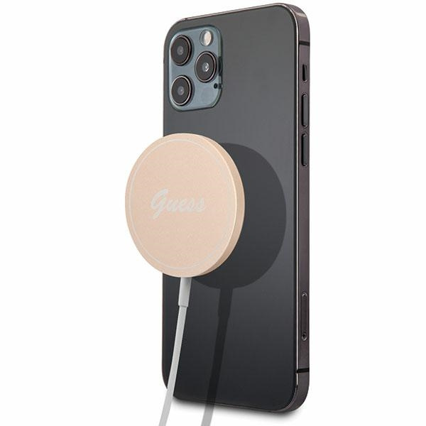 Guess GUCBMSLRD induction charger USB-C 15W MagSafe gold