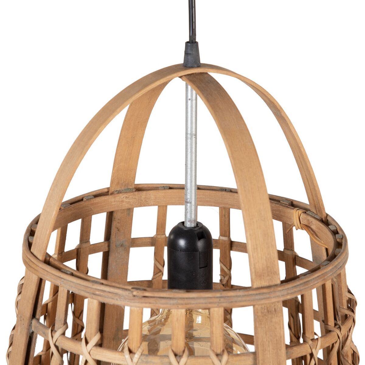 Ceiling Light 33,5 x 33,5 x 48,5 cm Natural Bamboo