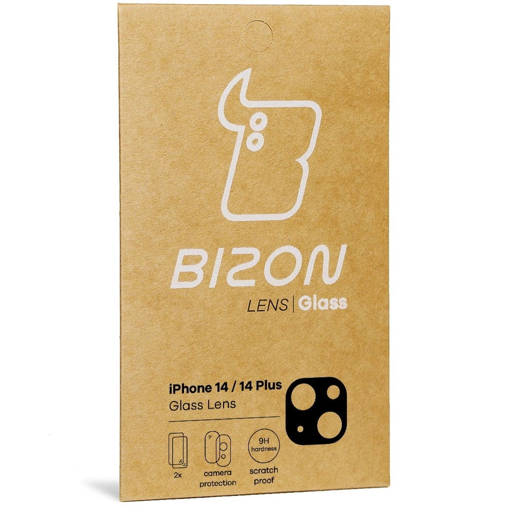 Bizon Glass Lens Apple iPhone 14 / 14 Plus [2 PACK]