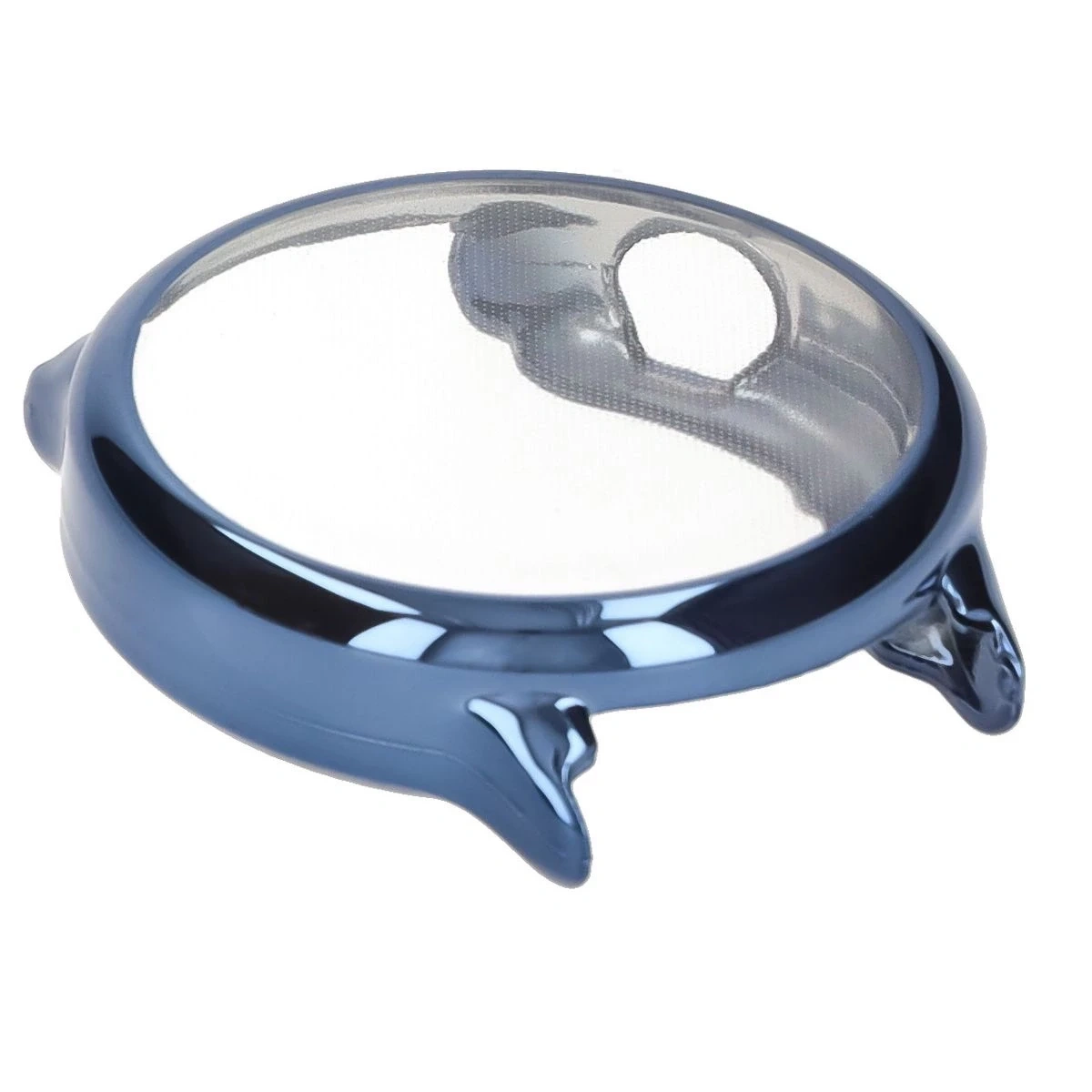 Etui z osłoną ekranu Bizon Case Watch Felipe do Garmin Vivoactive 6 niebieskie