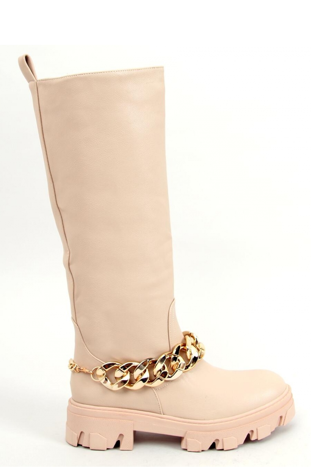  Officer boots model 158831 Inello  beige