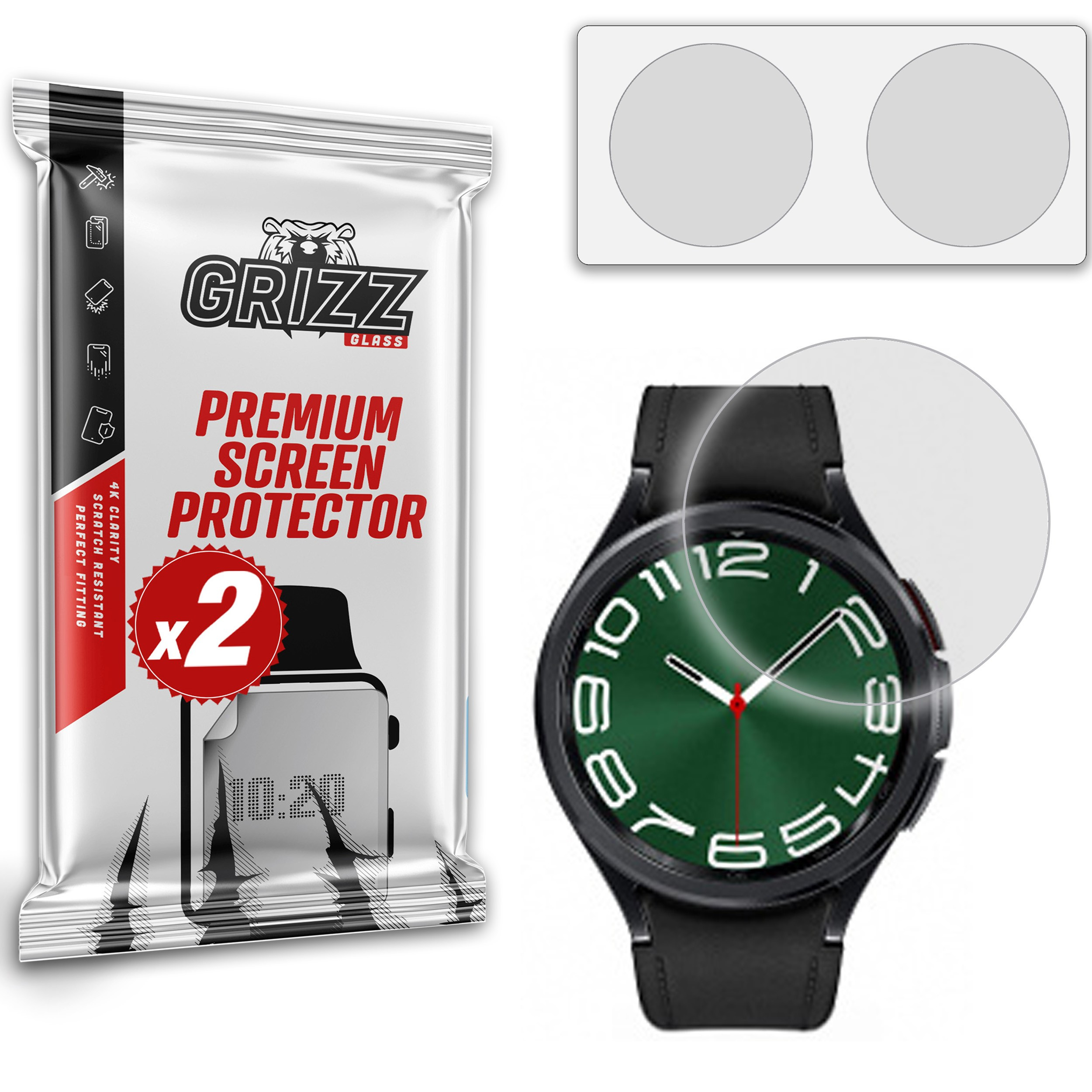 GrizzGlass PaperScreen Samsung Galaxy Watch 6 Classic 47mm