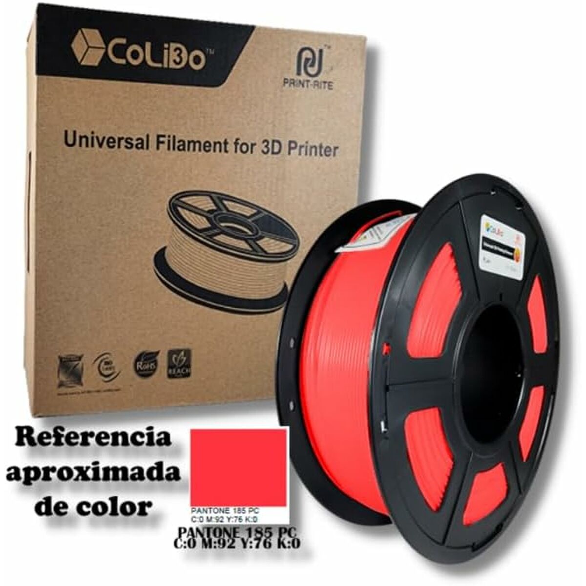 Filament Reel CoLiDo Red Ø 1,75 mm