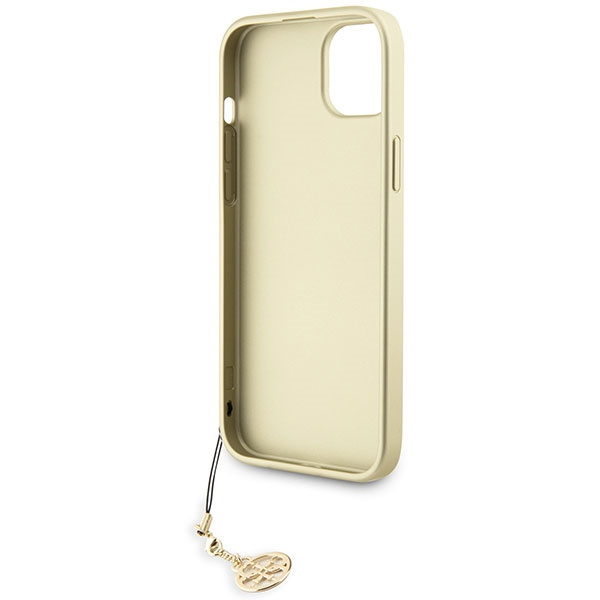 Guess GUHCP15MGF4GBR Apple iPhone 15 Plus hardcase 4G Charms Collection brown