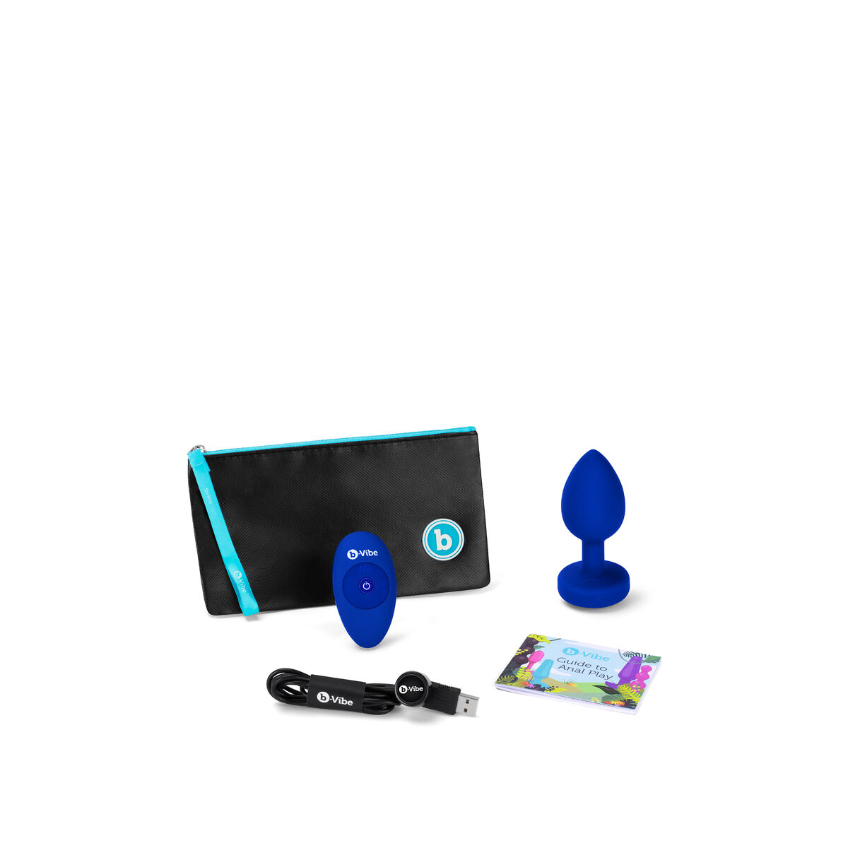 Vibrator B-Vibe Vibrating Jewel Navy Blue L/XL Vibrator B-Vibe Vibrating Jewel Navy Blue L/XL