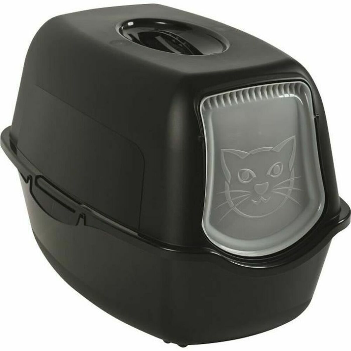 Cat Litter Box Rotho 4004590000 Black Plastic