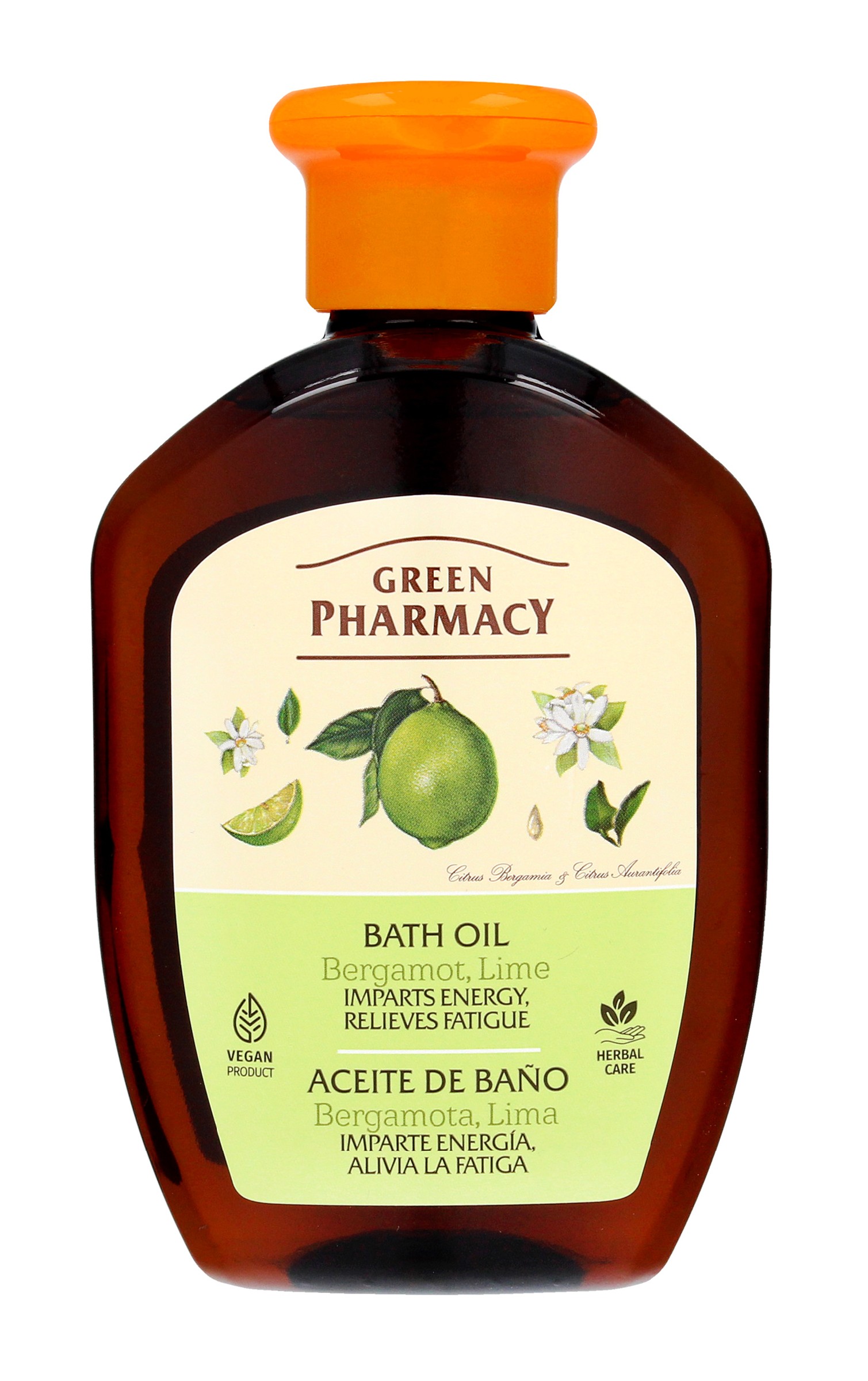 Green Pharmacy Relaksujący Olejek do kąpieli i pod prysznic - Bergamotka i Limonka 250ml