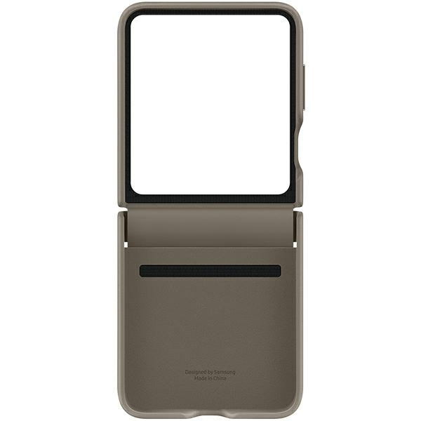 Samsung Galaxy Z Flip 5 EF-VF731PAEGWW etoupe Flap ECO-Leather Case