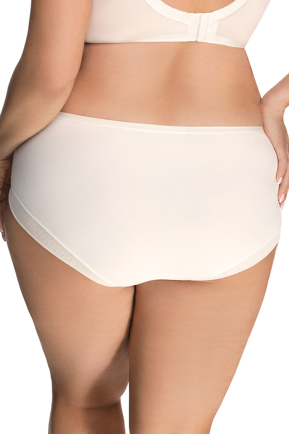 Figi Model Luisse K442 Śmietana - Gorsenia Lingerie Beżowy Damska