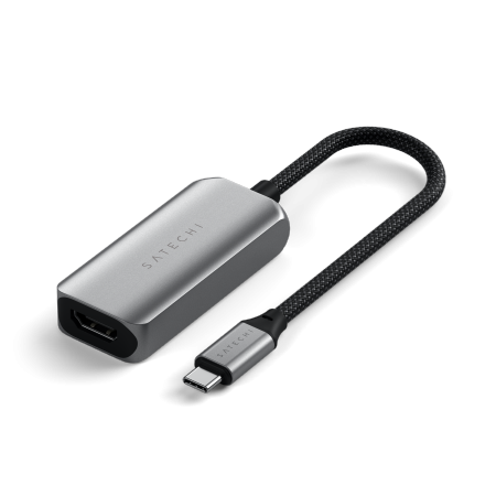 Satechi Single Port USB-C / HDMI 2.1 8K adapter space gray
