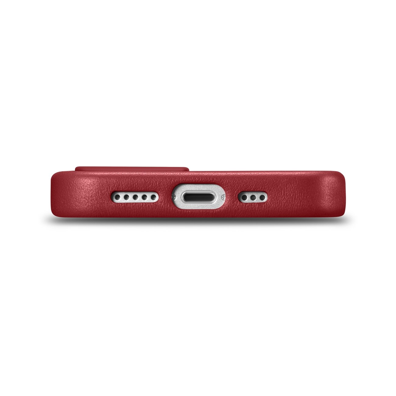 iCarer Case Leather MagSafe Apple iPhone 14 Plus red