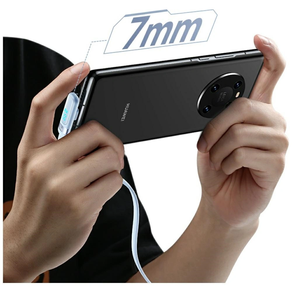 Kabel USAMS US-SJ651 66W USB-A / USB-C 1.2m biały