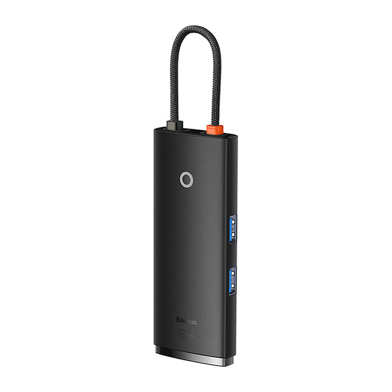 Baseus OS Lite HUB 6-Port USB-C/HDMI - USB3.0x2 - PD - SD/TF (black)