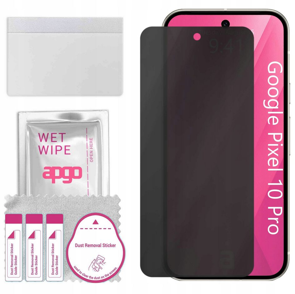 Google Pixel 10 Pro 256GB Privacy Set (With Case & Privacy Screen)