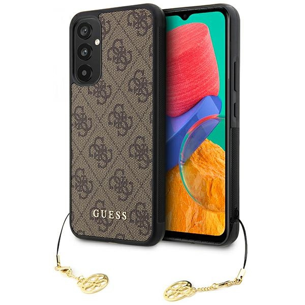 Guess GUHCSA34GF4GBR Samsung Galaxy A34 5G brown hardcase 4G Charms Collection