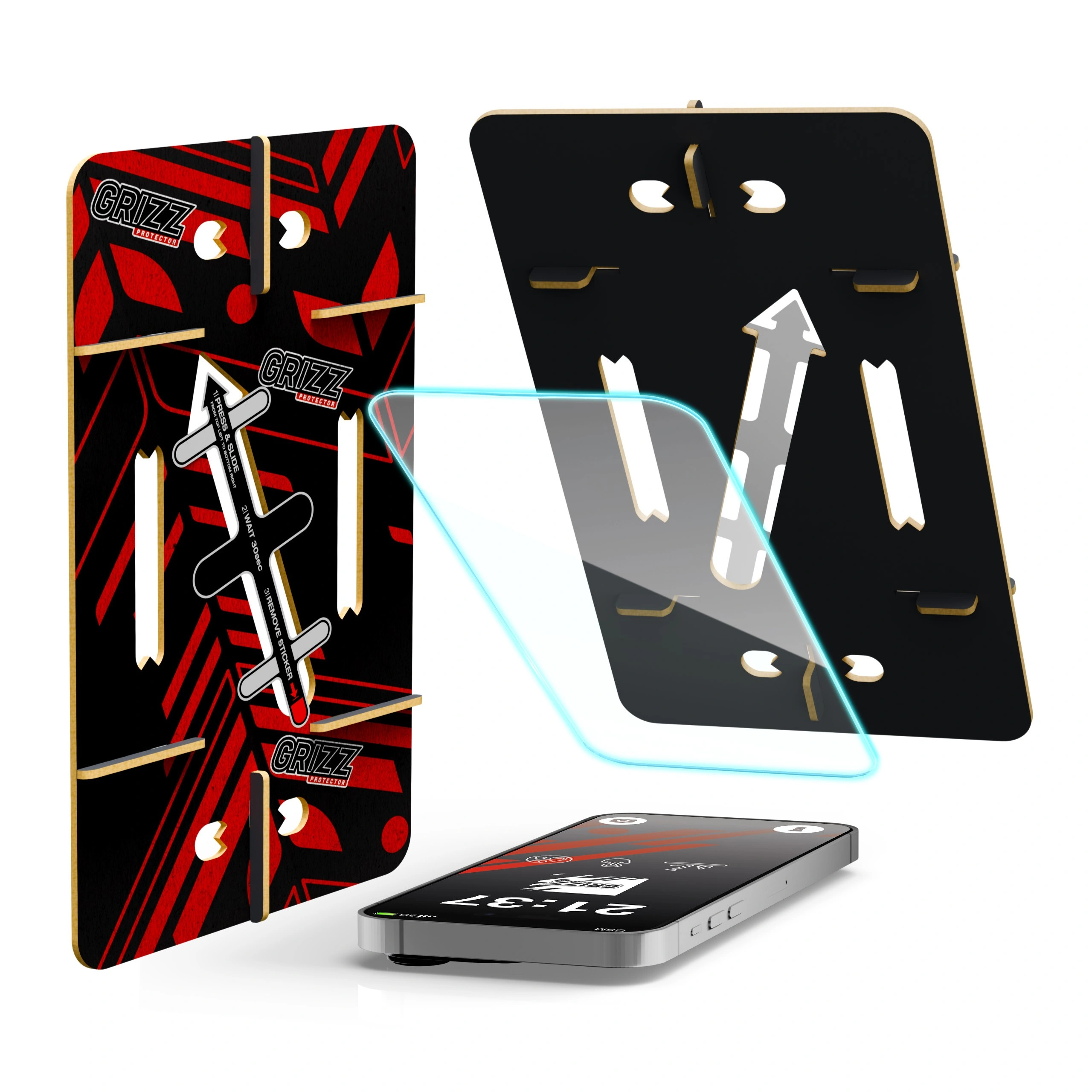 GrizzGlass HybridGlass Easy Apple iPhone 16 Pro