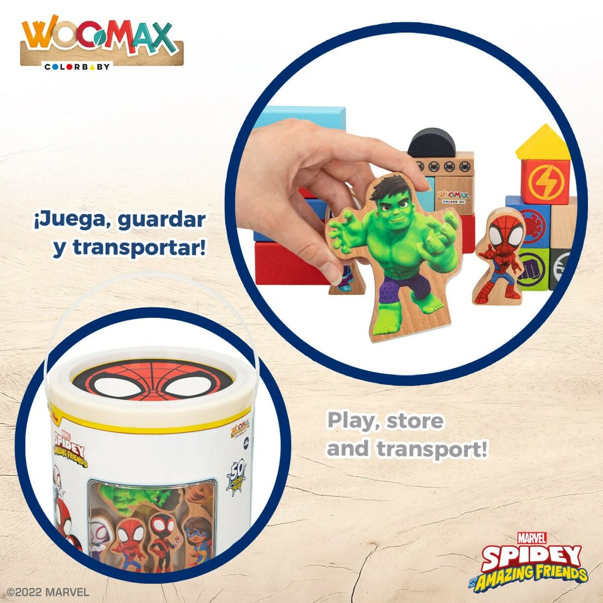 Playset Spidey Amazing Friends 8 x 9,5 x 1,5 cm 50 Stücke 4 Stück