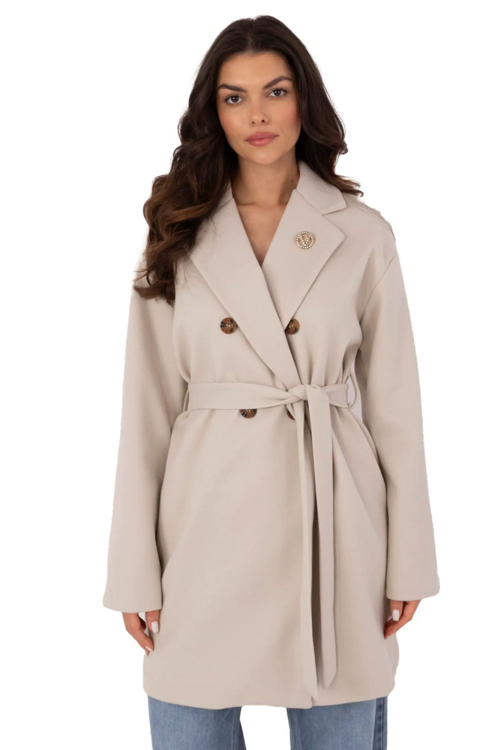  Coat model Och Bella  beige