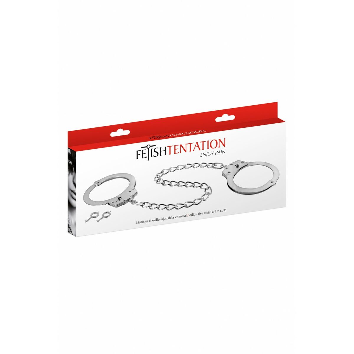 Hog Tie & Cuff Set Fetish Tentation Silver