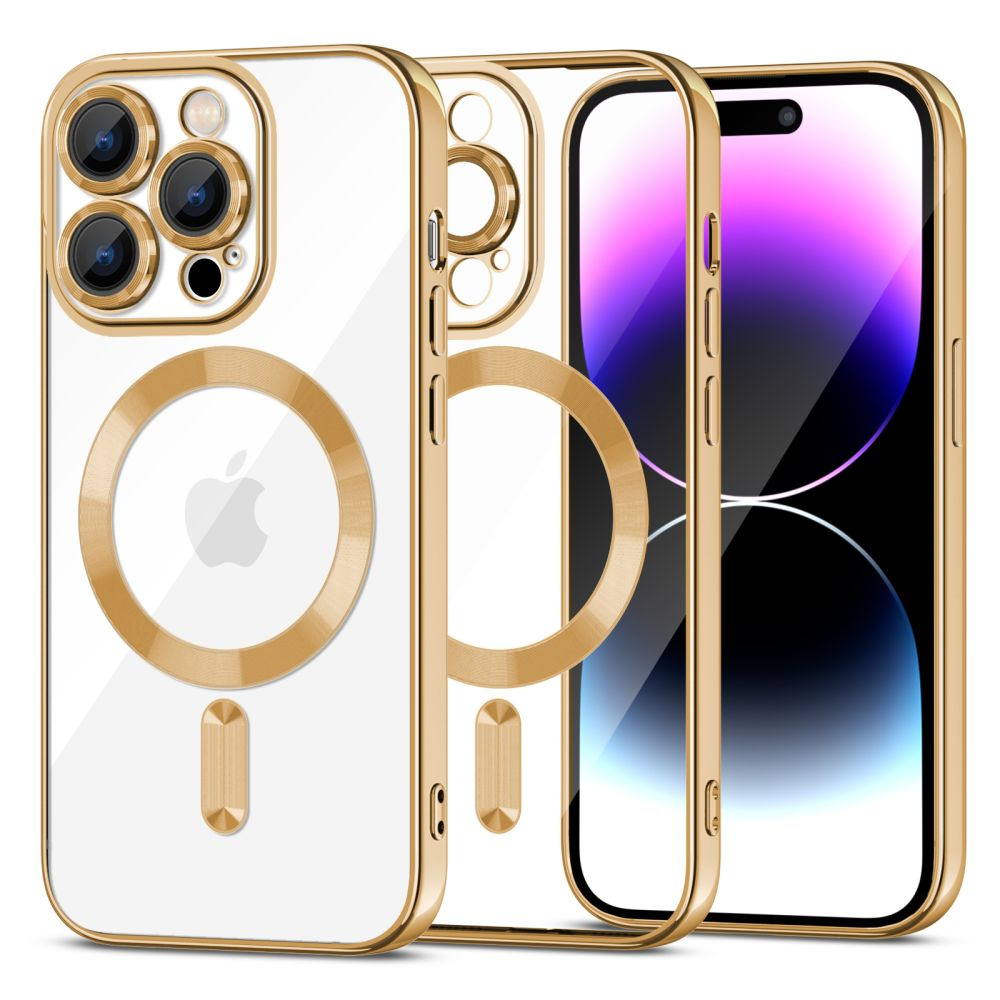 Tech-protect Magshine Magsafe Apple iPhone 15 Pro gold