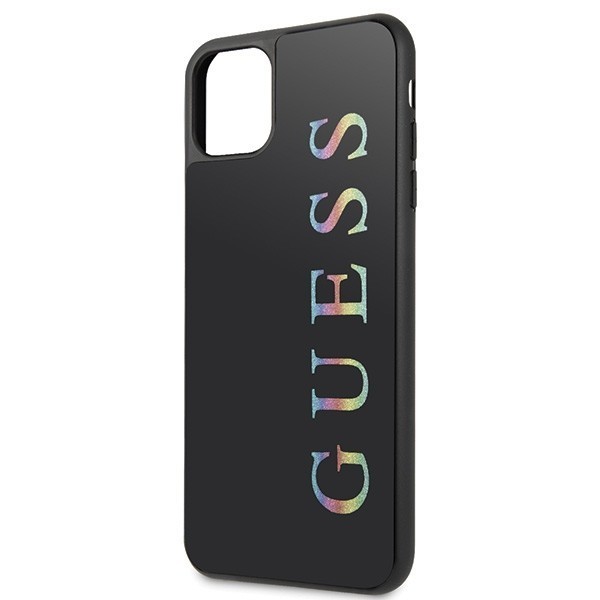 Guess GUHCN65LGMLBK iPhone 11 Pro Max /black hard case Glitter Logo