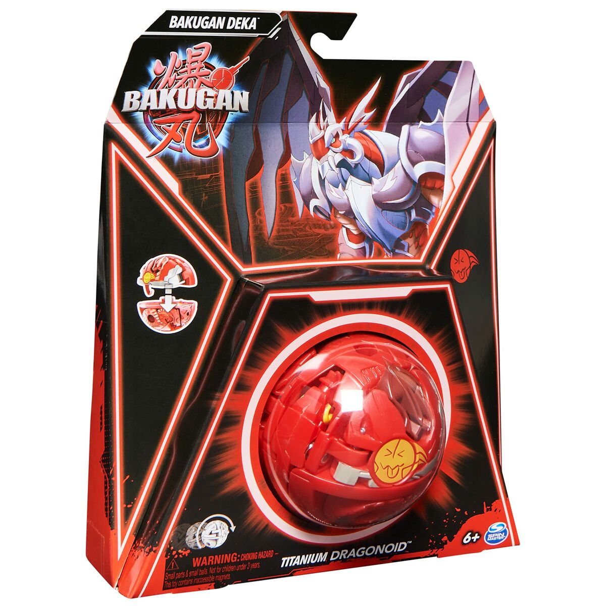 Spinning Top Bakugan Deka Inglés, Alemán