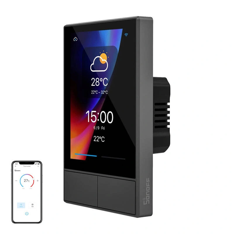 SONOFF NSPanel-US smart WiFi control panel (black, 120mm)
