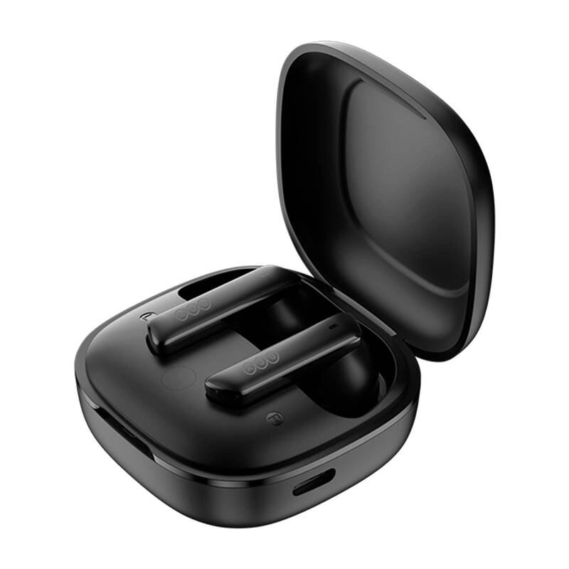 TWS wireless dock headphones QCY HT05 ANC Bluetooth 5.2 black