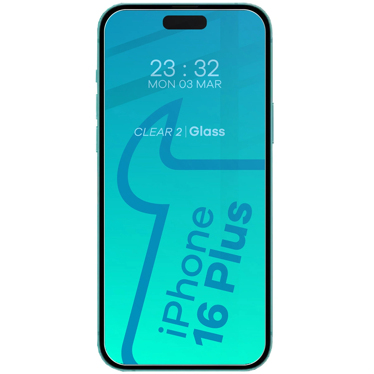 BIZON Clear 3x screen glass + camera glass Apple iPhone 16 Plus