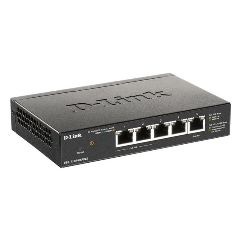 Przełącznik D-Link DGS-1100-05PDV2 5xGbE PoE