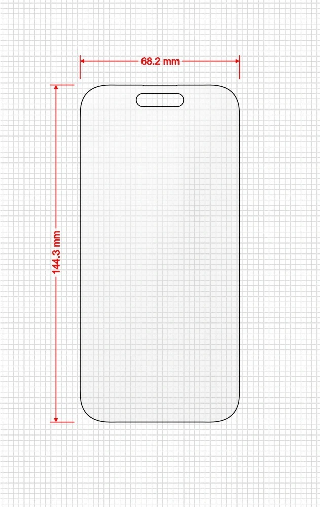 GrizzGlass MatteScreen Easy Apple iPhone 14 Pro [2 PACK]