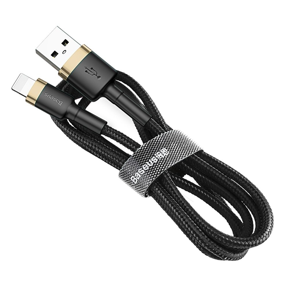 Baseus Cafule USB-A/Lightning Cable QC 3.0 2A 3M black-gold