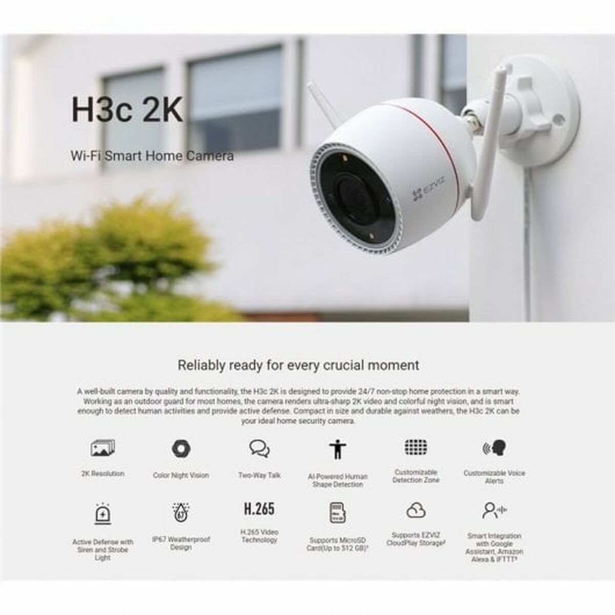 IP camera Ezviz H3C 2K