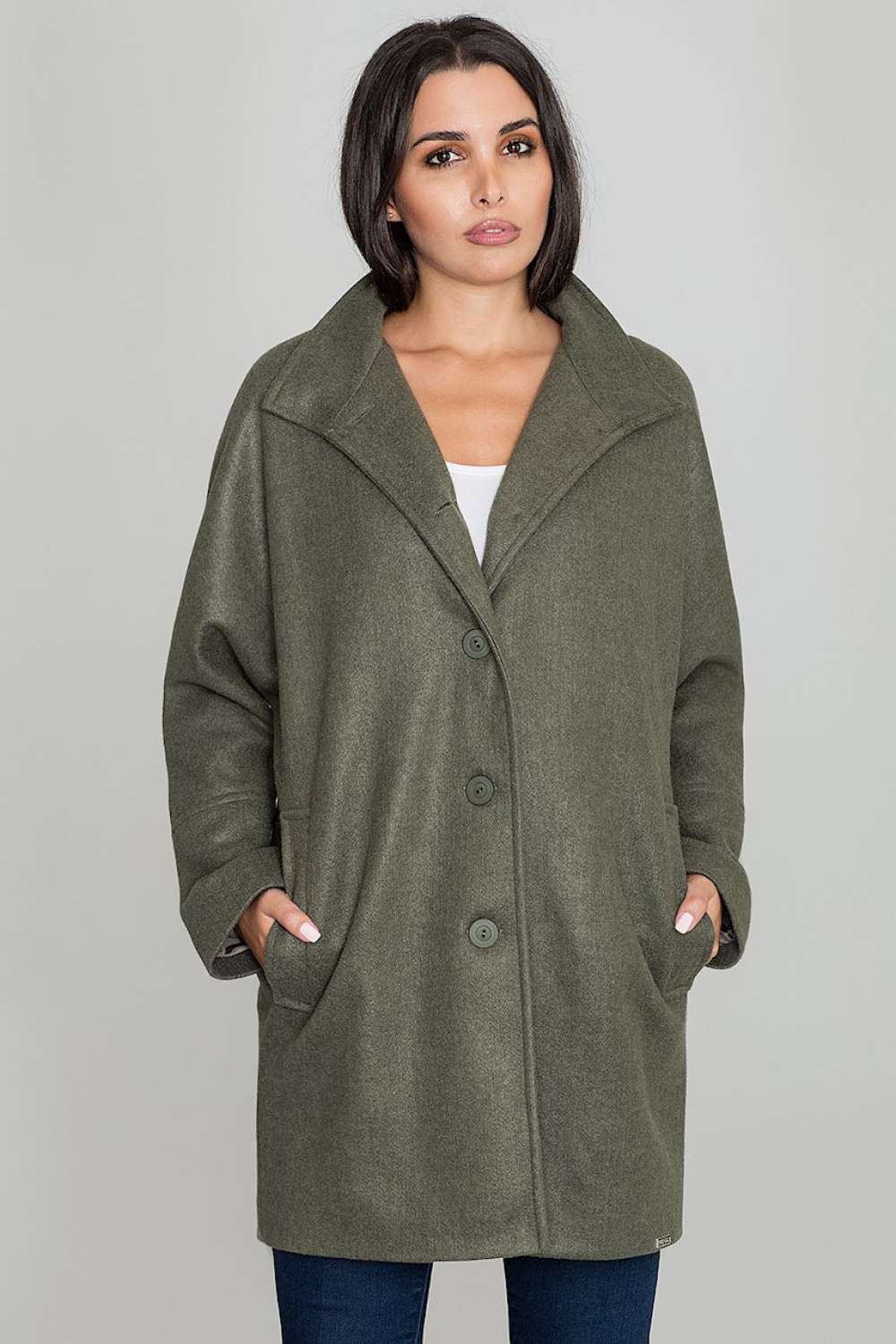  Coat model 111017 Figl  green