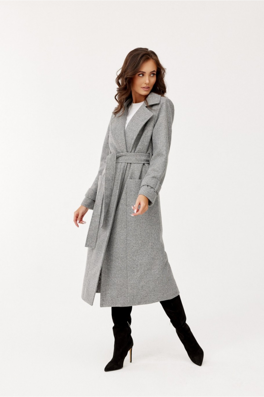  Coat model 185982 Roco Fashion  grey