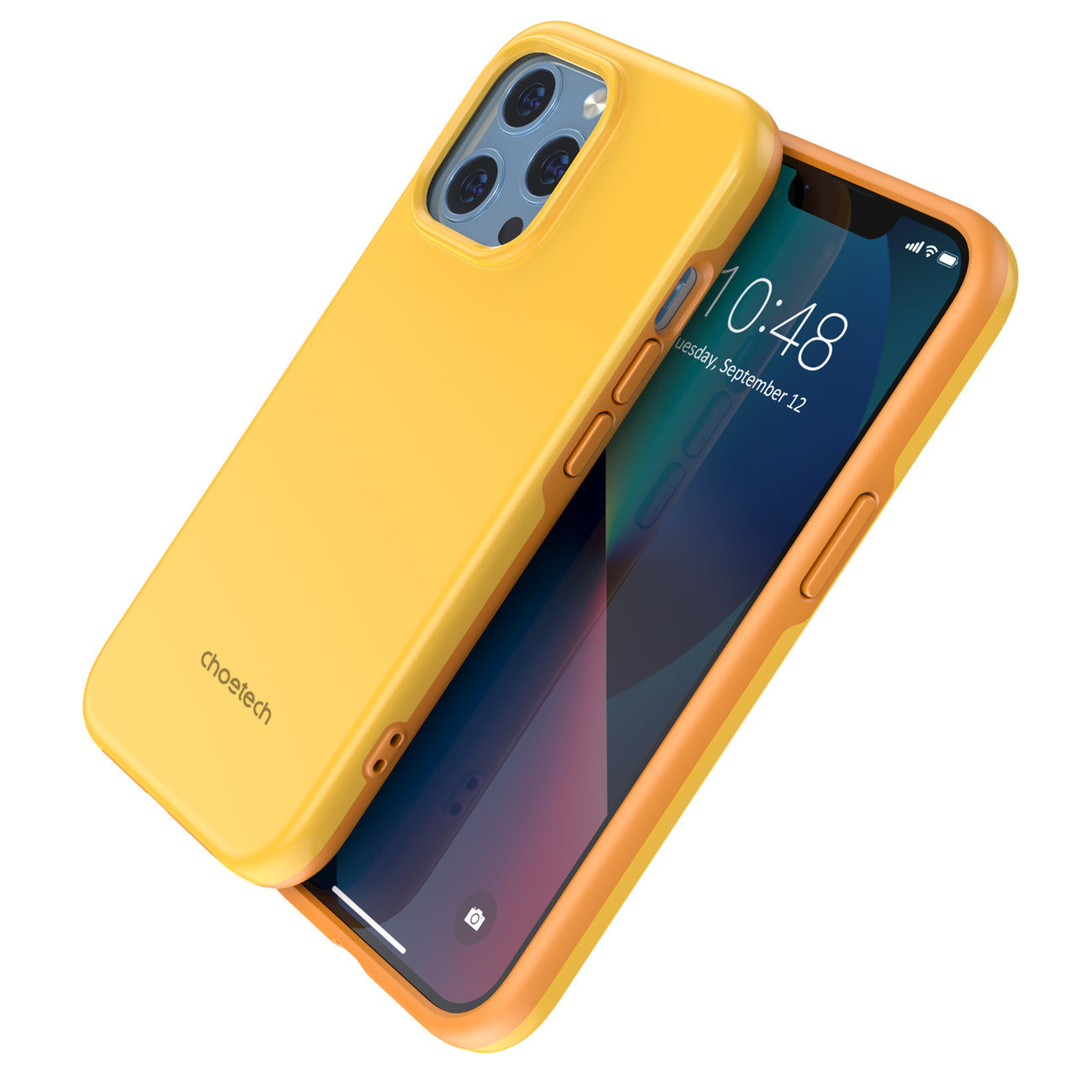 Choetech PC0114-MFM-YE MFM Anti-drop Apple iPhone 13 Pro Max orange