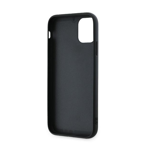 Karl Lagerfeld KLHCN61PQDSMGK Apple iPhone 11 / XR hardcase Diagonal Quilted Script black