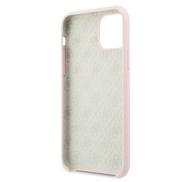 Guess GUHCN58LS4GLP iPhone 11 Pro light pink hard case Silicone 4G Tone On Tone