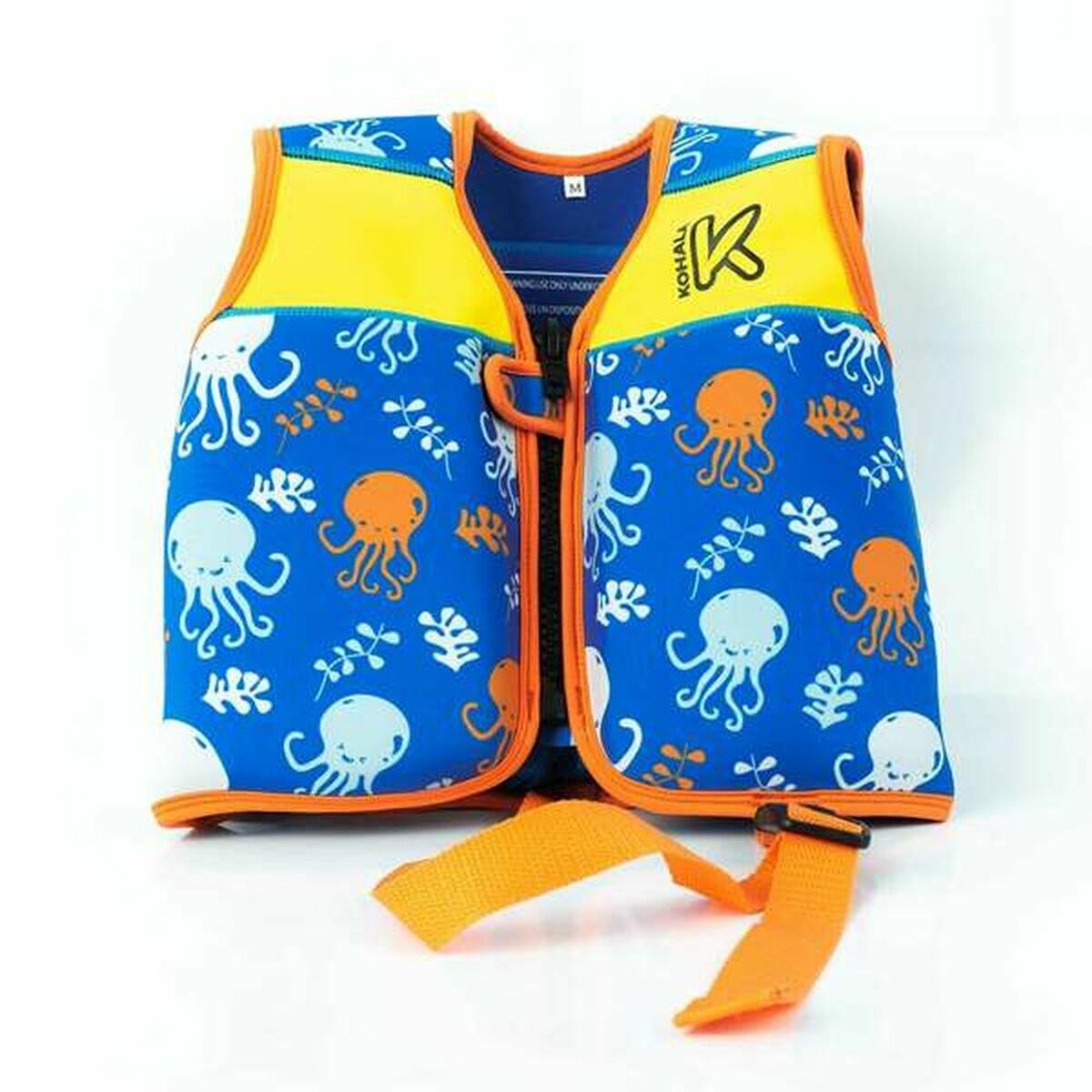 Inflatable Swim Vest Kohala Octopus Orange 4-5 Years Blue
