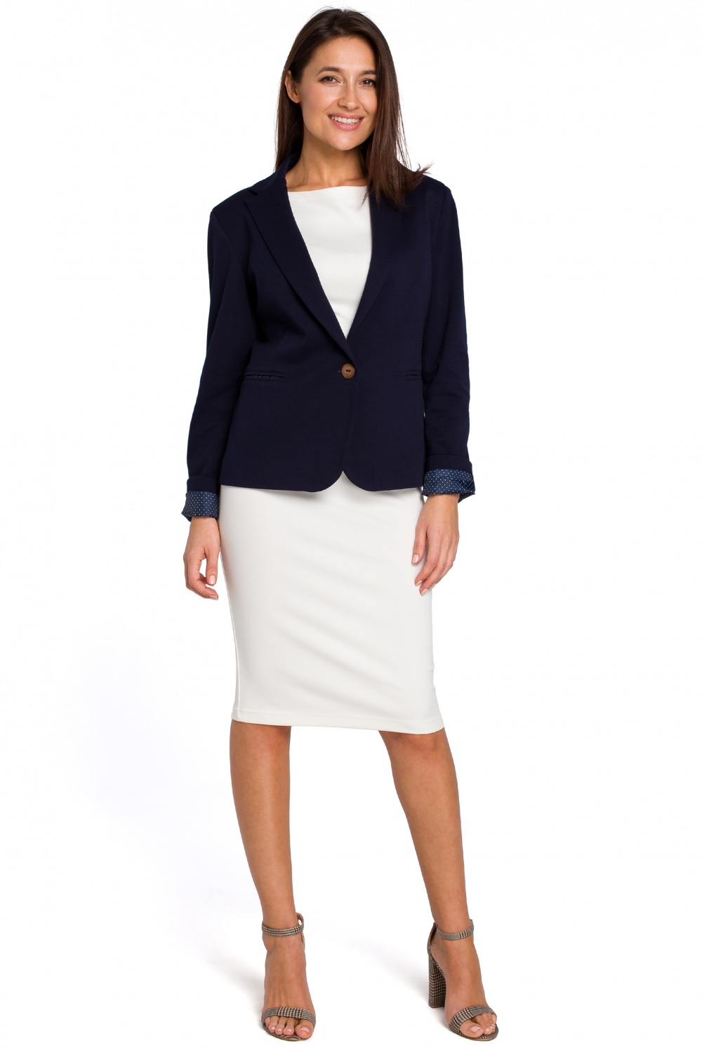  Jacket model 130424 Stylove  navy blue