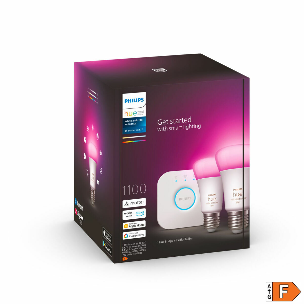 Smart Light bulb Philips Kit de inicio E27 9 W E27 6500 K 806 lm