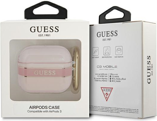 Guess GUA3HHTSP Apple AirPods 3 pink Strap Collection