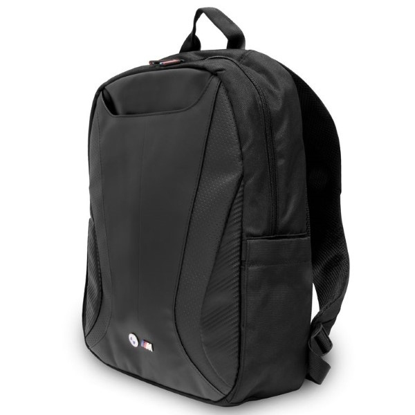 BMW BMBP15SPCTFK 16 inch black Carbon&Leather Tricolor Bag