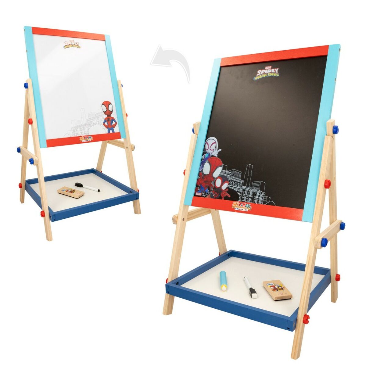 Tablica 2 w 1 Spidey 5 Części 40 x 64,5 x 31,5 cm 4 Sztuk