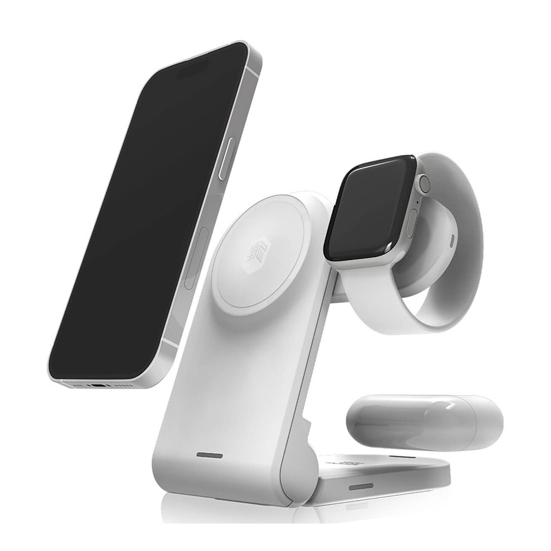 STM ChargeTree MAG 3-in-1 MagSafe wireless charger (white)